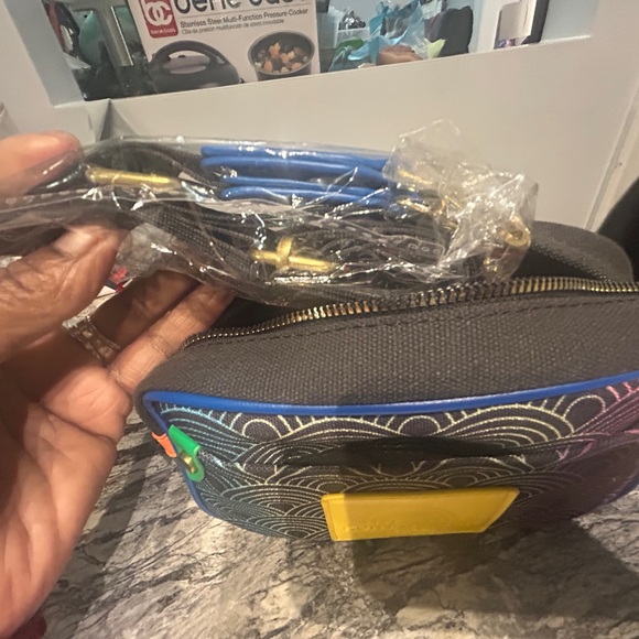 Kurt Geiger Rainbow Pattern Crossbody Bag - Picture 6 of 10